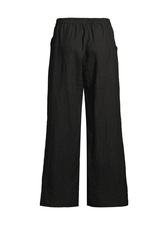 R-Collection - Kielo-pellavahousut - BLACK | Stockmann - photo 2