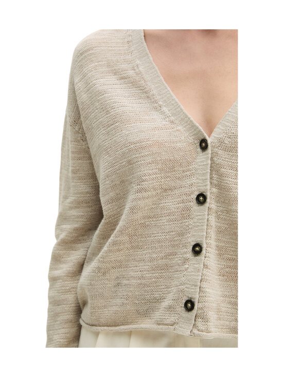 Marc O'Polo - Puuvilla-pellavaneuletakki - 0914 LINEN BEIGE | Stockmann - photo 4