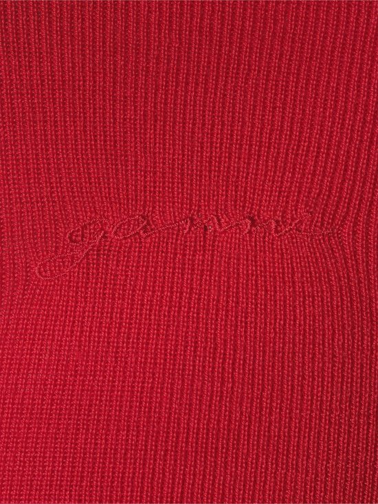 Ganni - Mini Ribbed Merino -neuletakki - 06P GOJI BERRY | Stockmann - photo 4