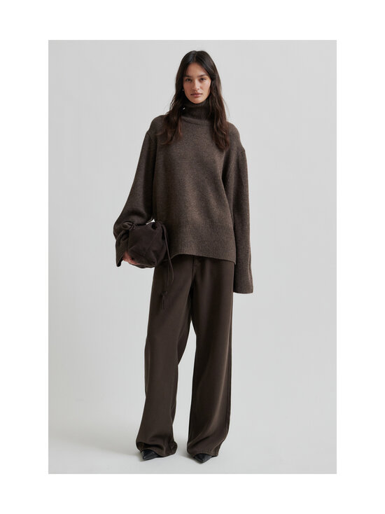 SECOND FEMALE - Alpha-neule - 6146 DARK BROWN MELANGE | Stockmann - photo 2