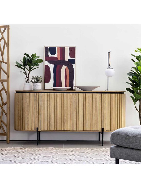 Kave Home - Monteiro-pöytävalaisin musta metalli - BEIGE | Stockmann - photo 3