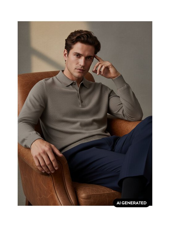 BOSS - Lancione polo džemperis - 240 OPEN BROWN | Stockmann - photo 4
