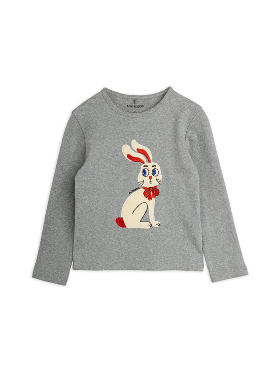 Mini Rodini - Rabbit-trikoopaita - 94 GREY MELANGE | Stockmann - photo 1