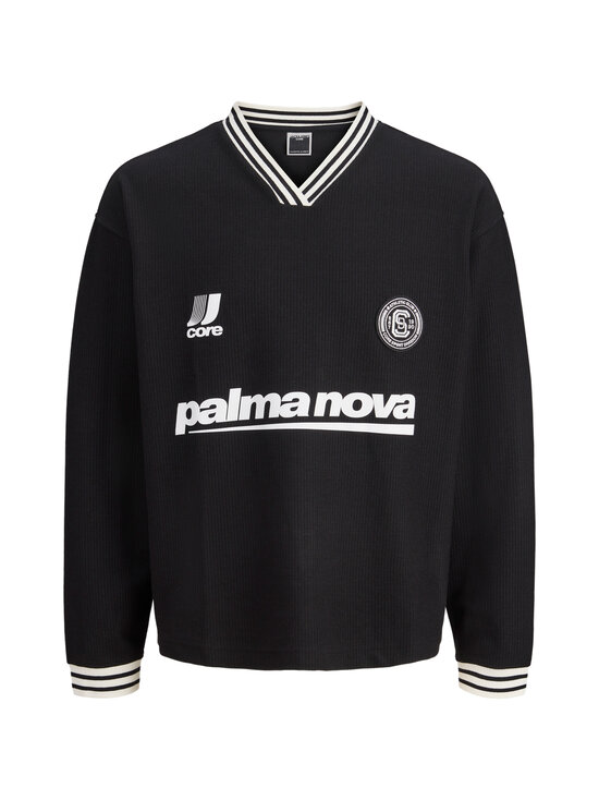 Jack & Jones - JcoClub Football Crew Neck džemperis - BLACK | Stockmann - photo 1