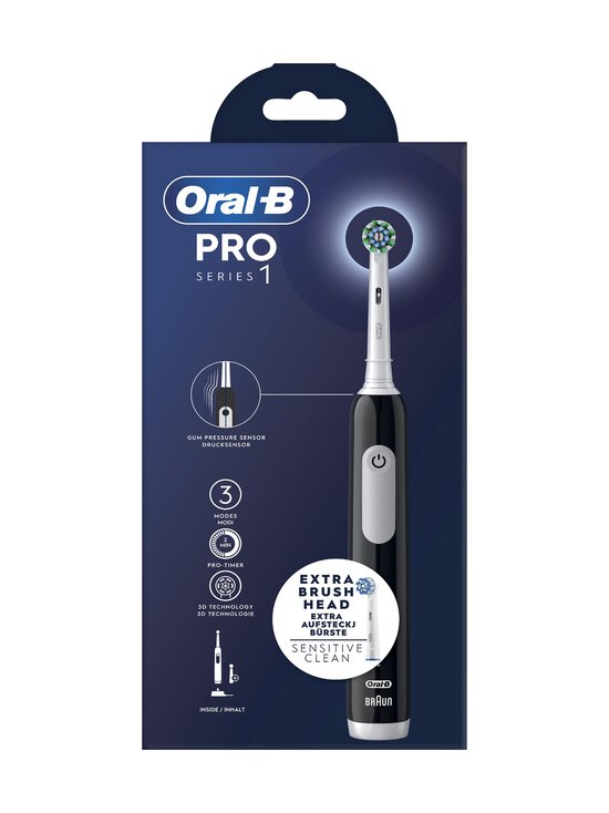 Oral-B - PRO1-sähköhammasharja - BLACK - photo 2 Oral-B - PRO1-sähköhammasharja - BLACK | Stockmann - photo 2