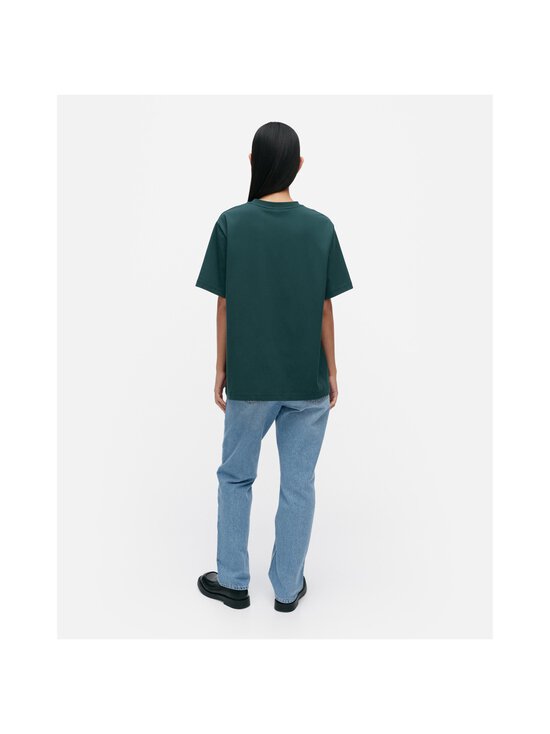 Marimekko - Men's Fit Embla Unikko -paita - 619 DARK GREEN, SILVER | Stockmann - photo 4