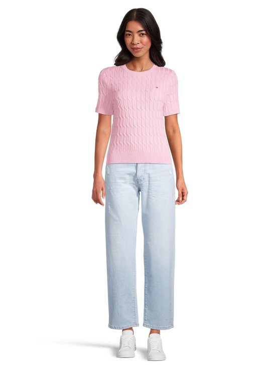 Tommy Hilfiger - Puuvillainen palmikkoneule - TOL CLASSIC PINK - photo 2 Tommy Hilfiger - Puuvillainen palmikkoneule - TOL CLASSIC PINK | Stockmann - photo 2