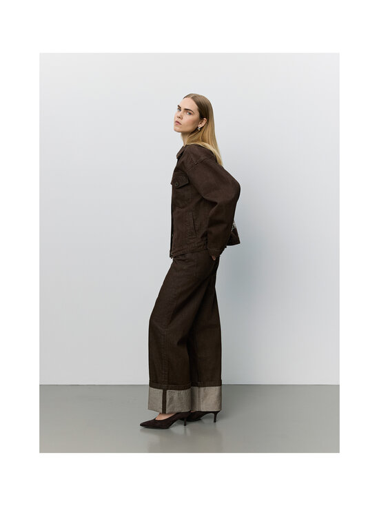 Sofie Schnoor - Mishasw Fold Up džinsi - 7025 DARK BROWN | Stockmann - photo 3