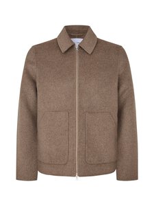 Samsoe Samsoe - Sapaulo īsa vilnas auduma jaka - LEAD GRAY MEL. | Stockmann