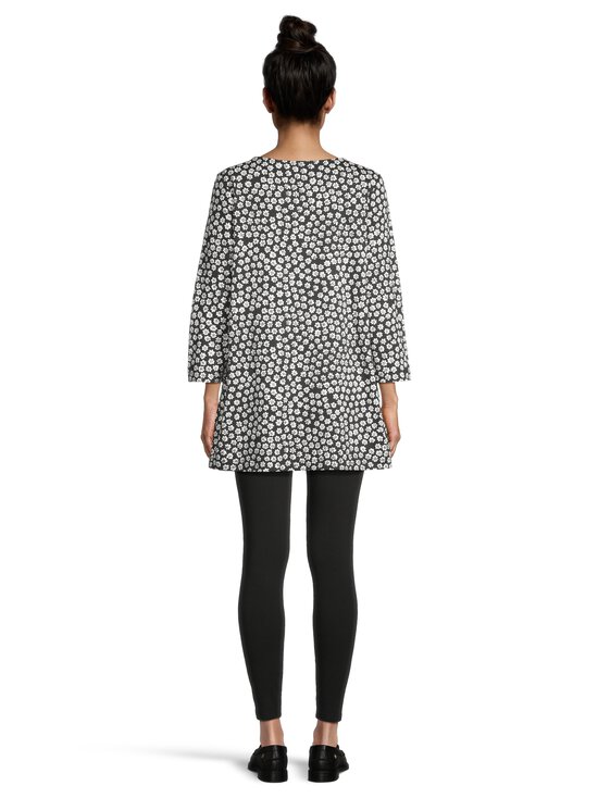 Marimekko - Toivossa Pukettimeri -trikootunika - 991 BLACK, OFF WHITE | Stockmann - photo 3