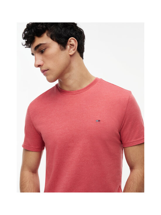 Tommy Jeans - Slim Jaspe T-krekls - XK5 ANTHEM RED | Stockmann - photo 2