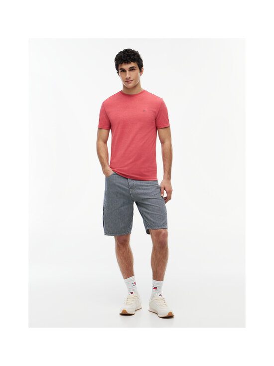 Tommy Jeans - Slim Jaspe T-krekls - XK5 ANTHEM RED | Stockmann - photo 4