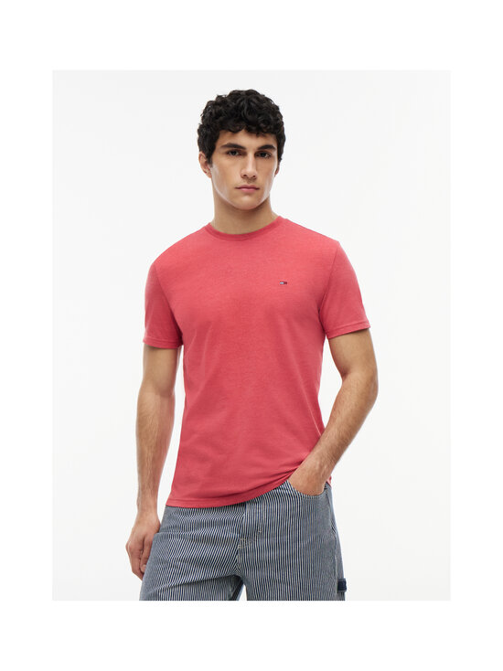 Tommy Jeans - Slim Jaspe T-krekls - XK5 ANTHEM RED | Stockmann - photo 5
