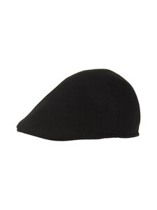 KN Collection - Raul 2 Flat Cap -päähine - 33 BLACK 33 | Stockmann