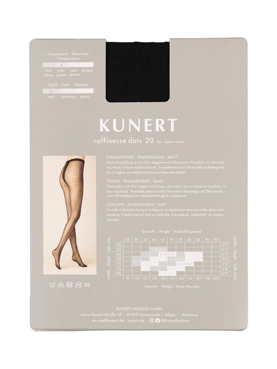 Kunert - Raffinesse Dots -sukkahousut 20 den - 500 BLACK - photo 2 Kunert - Raffinesse Dots -sukkahousut 20 den - 500 BLACK | Stockmann - photo 2