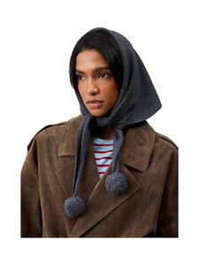 TBCo - Sall Small Merino Wool Triangle - GREY | Stockmann
