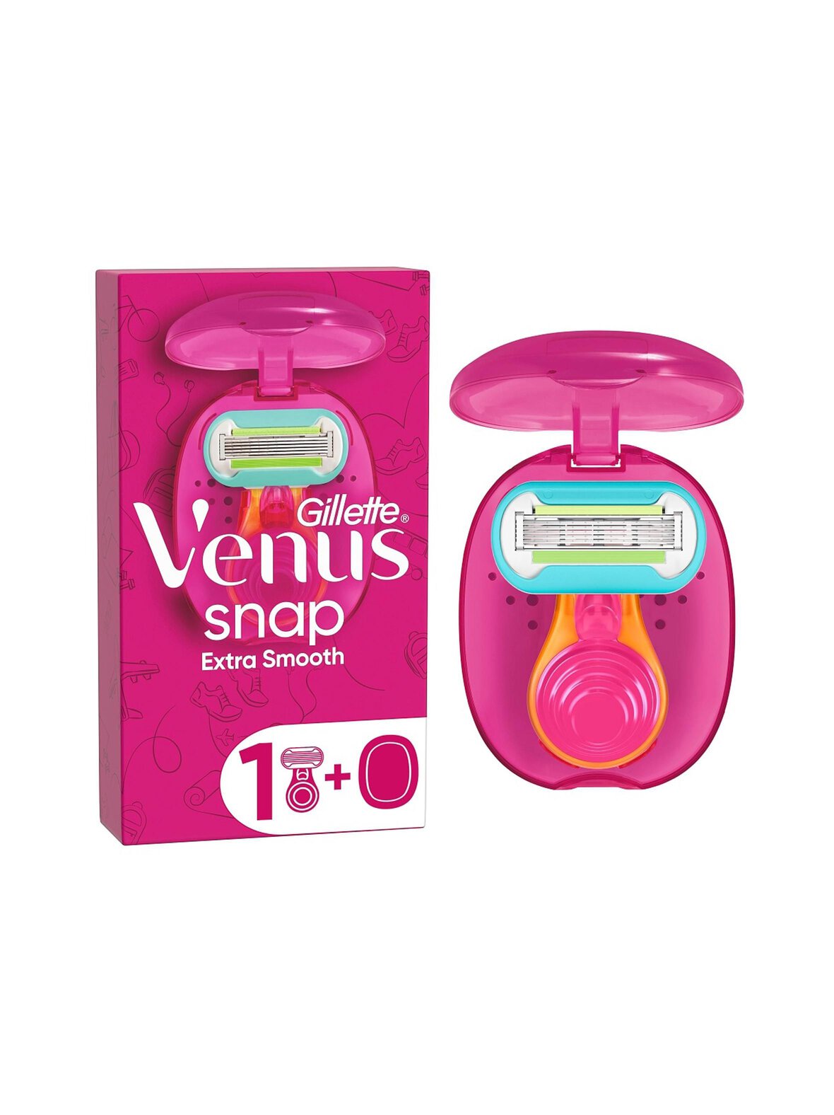 Venus Extra Smooth Snap Razor 1 Blade Gillette -minihöylä