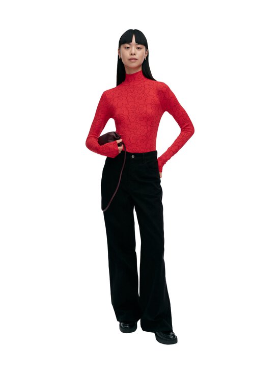 Marimekko - Solmia Piirto Unikko Turtleneck trikotāžas krekls - 383 RED, WINE RED - photo 1 Marimekko - Solmia Piirto Unikko Turtleneck trikotāžas krekls - 383 RED, WINE RED | Stockmann - photo 1