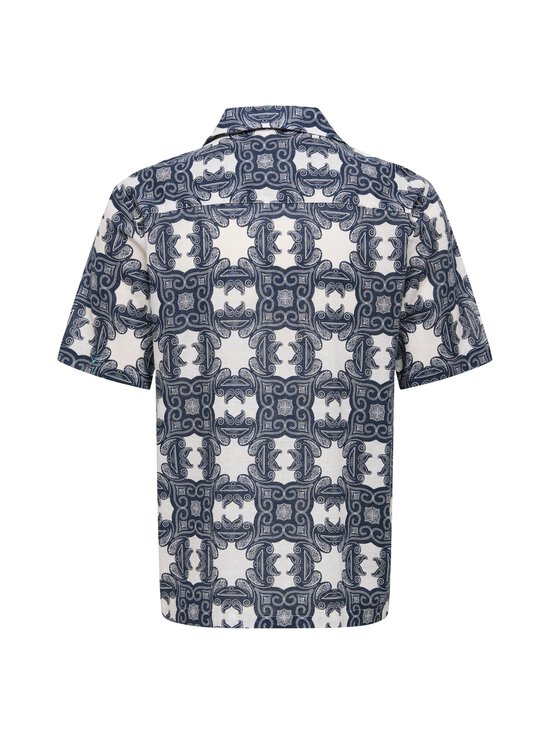 Only & Sons - OnsCaiden Regular fit -kauluspaita - GARDENIA AOP:BLUE NIGHTS | Stockmann - photo 2