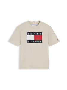 Tommy Hilfiger - T-särk Heritage Printed Flag - ACI CLASSIC BEIGE | Stockmann