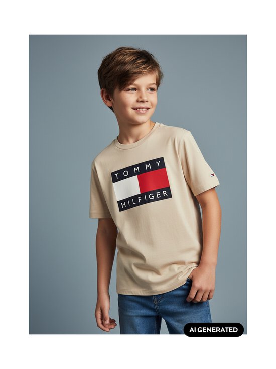 Tommy Hilfiger - T-särk Heritage Printed Flag - ACI CLASSIC BEIGE | Stockmann - photo 2