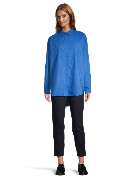 Rue de Tokyo - Shelby Garment Dyed poplīna kreklblūze - LAPIS BLUE - photo 2 Rue de Tokyo - Shelby Garment Dyed poplīna kreklblūze - LAPIS BLUE | Stockmann - photo 2