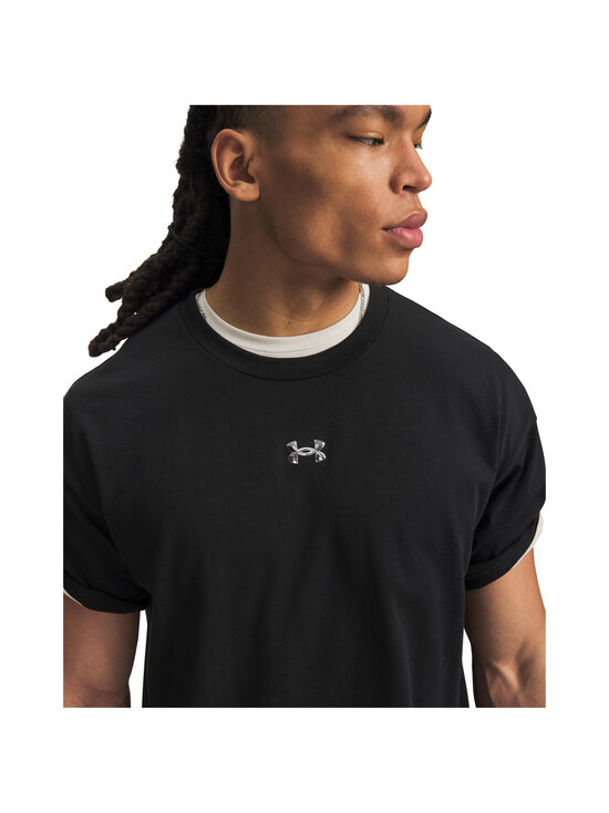 Under Armour - Metal Logo t-paita - BLACK | Stockmann - photo 3