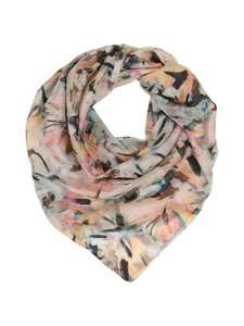 A+more - Andrea-silkkihuivi - PINK/BROWN/TURQUOISE A+more - Andrea-silkkihuivi - PINK/BROWN/TURQUOISE | Stockmann