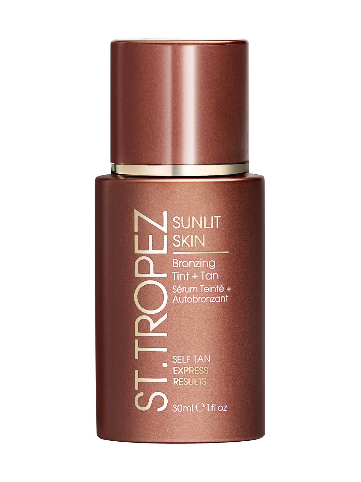 Self Tan Express Sunlit Bronz. Tan+Tint -itseruskettava seerumi
