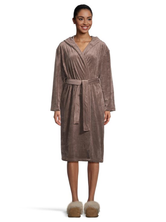 Damella - Velour Hood -aamutakki - 387 TAUPE - photo 2 Damella - Velour Hood -aamutakki - 387 TAUPE | Stockmann - photo 2