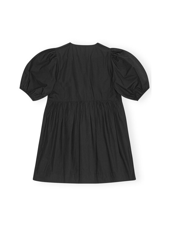 Ganni - Poplin Tie String -minimekko - 099 BLACK | Stockmann - photo 2