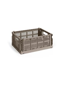 HAY - Colour Crate Medium -säilytyslaatikko 26,5 x 34,5 x 14 cm - WARM GREY | Stockmann