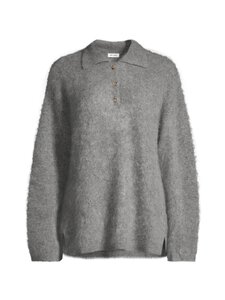 Soft Goat - Brushed Polo -neule - GREY Soft Goat - Brushed Polo -neule - GREY | Stockmann