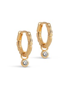 ENAMEL Copenhagen - Hoops Belle Cubic Zirconia -korvakorut - WHITE CZ | Stockmann