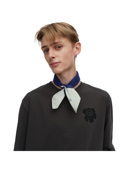 Marimekko - Astrilli Unikko Kioski -huivi - 650 BLUE, LIGHT GREEN, DARK BLUE | Stockmann - photo 1