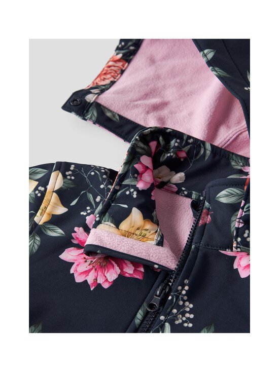 Name It - NkfAlfa Softshell Long -takki - DARK SAPPHIRE AOP:BOTANICAL FLOWER - photo 3 Name It - NkfAlfa Softshell Long -takki - DARK SAPPHIRE AOP:BOTANICAL FLOWER | Stockmann - photo 3