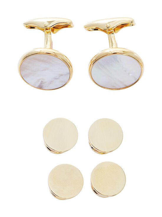 Amanda Christensen - Cufflinks & Studes Set aproču un krekla pogas - 988 GOLD | Stockmann - photo 2
