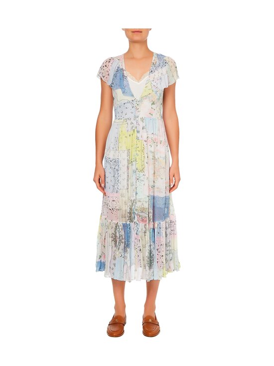 FLORAL PATCHWORK DRESS -silkkimekko