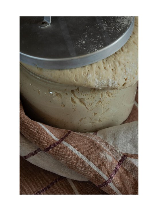 Lapuan Kankurit - Kokki-pellavapyyhe - 3 CINNAMON-WHITE-BORDEAUX | Stockmann - photo 3