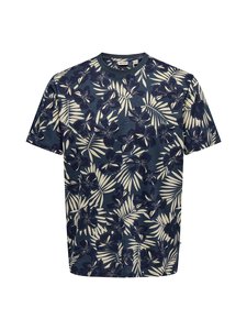 Only & Sons - OnsPerry Life t-paita - PEACOAT AOP:BLUE NIGHTS + PUTTY | Stockmann