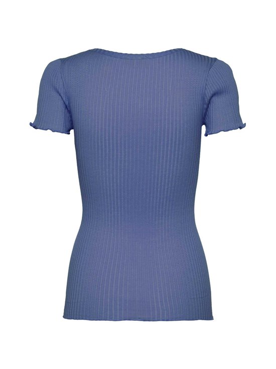 Rosemunde - RWBelize V-Neck - silkki-puuvillapaita - 054 DUTCH BLUE | Stockmann - photo 2