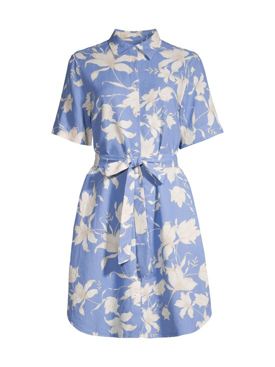 Regular Linen Floral Print -paitamekko