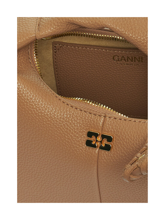 Ganni - Hobo Mini Grained -laukku - TAWNY BIRCH | Stockmann - photo 3