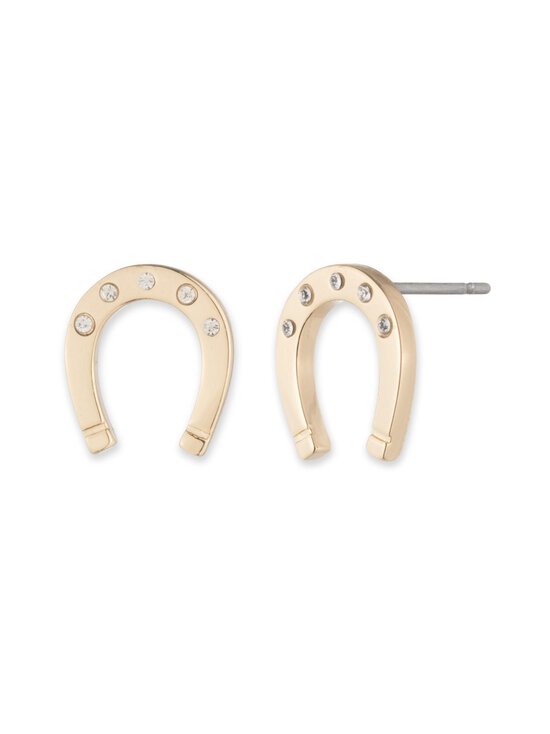 Lauren Ralph Lauren - Horseshoe-nappikorvakorut - GLD/CRY - photo 1 Lauren Ralph Lauren - Horseshoe-nappikorvakorut - GLD/CRY | Stockmann - photo 1