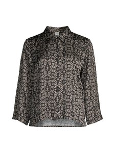 NOOM - Maya-satiinipaitapusero - BLACK PAISLEY PRINT | Stockmann