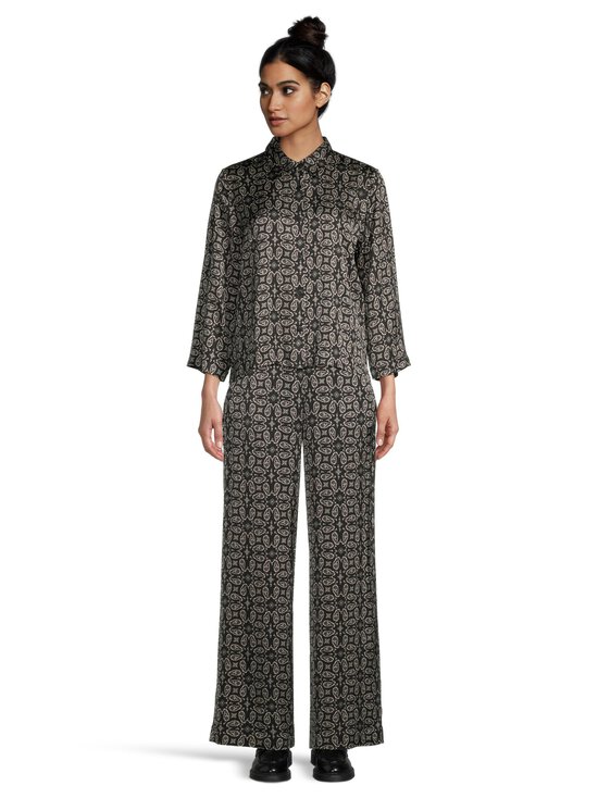 NOOM - Maya-satiinipaitapusero - BLACK PAISLEY PRINT | Stockmann - photo 2