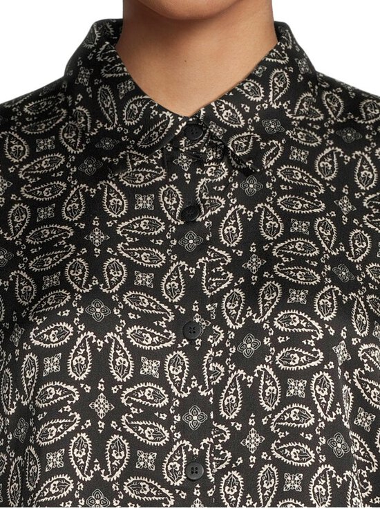 NOOM - Maya-satiinipaitapusero - BLACK PAISLEY PRINT | Stockmann - photo 4