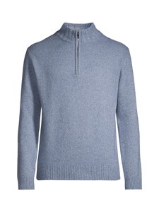 Oscar Jacobson - Knit Half Zip -neule - COB BLUE 266 | Stockmann