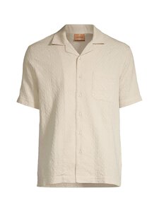 MOS MOSH - MMGMarco Cuban- lyhythihainen kauluspaita - 626 WARM BEIGE | Stockmann