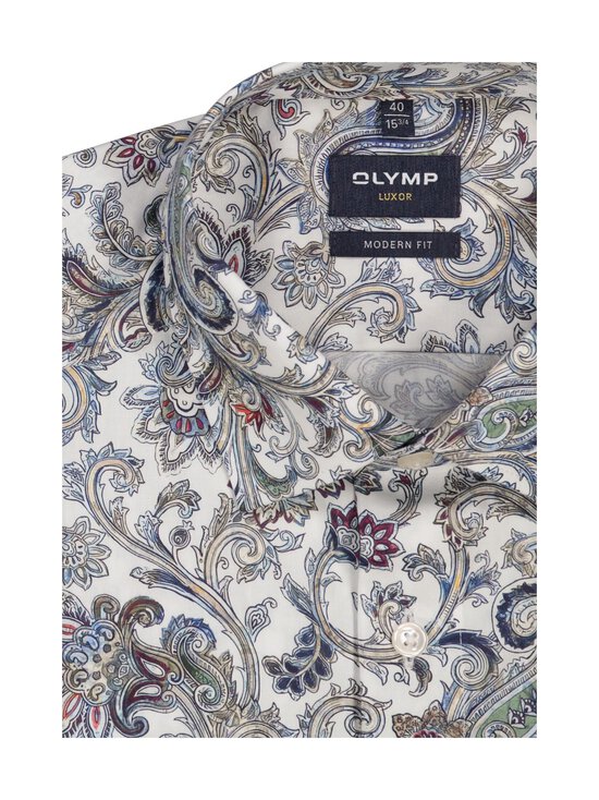 Olymp - Modern Fit Paisley -kauluspaita - 00 WEISS | Stockmann - photo 2